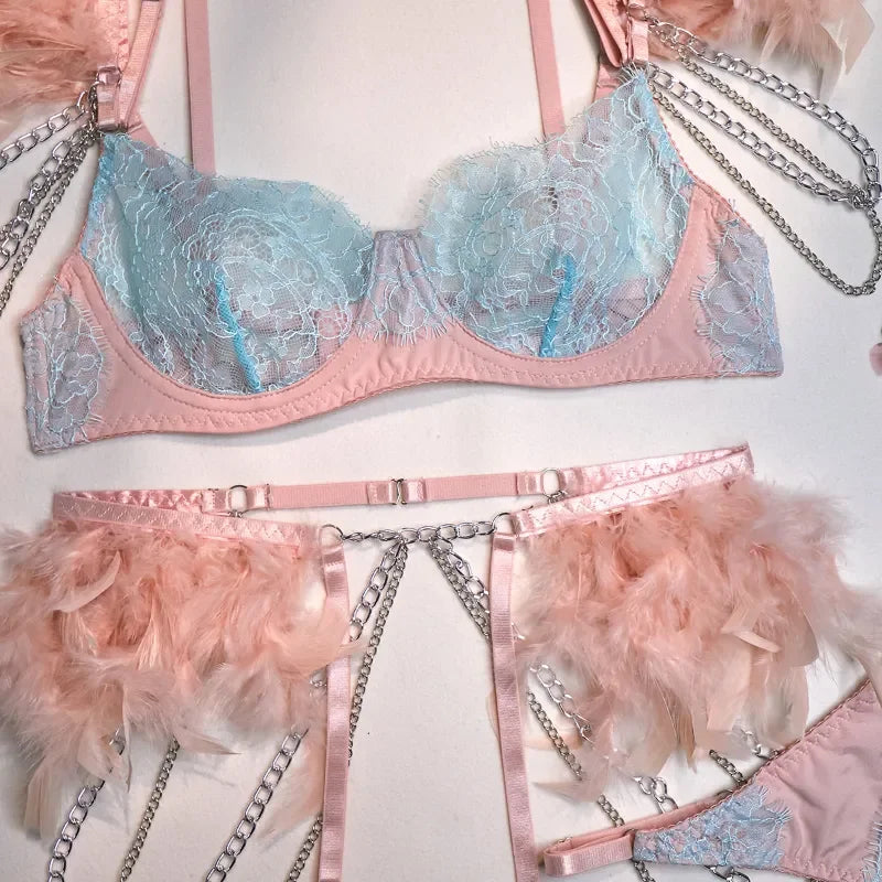 SWAN sky-blue set