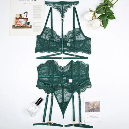 SILKEN GLOW green set